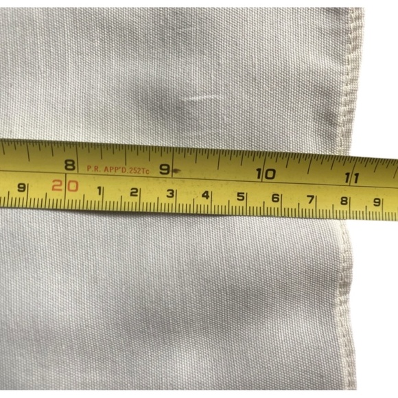 Vintage linen hand embroidered Scottish thistles linens. Set of 4 - Picture 11 of 16